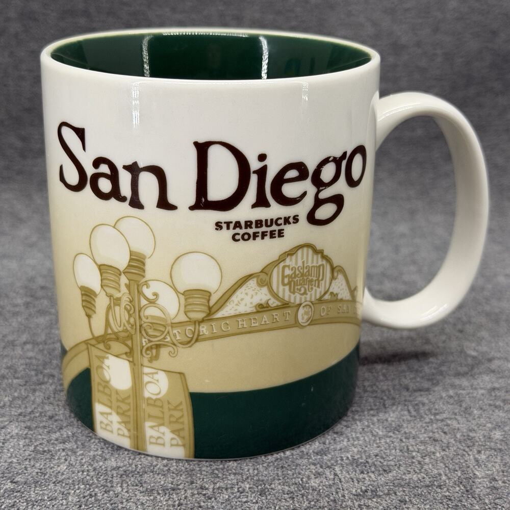 Starbucks San Diego Coffee Mug 2010 City Collector Series 16oz Balboa Park